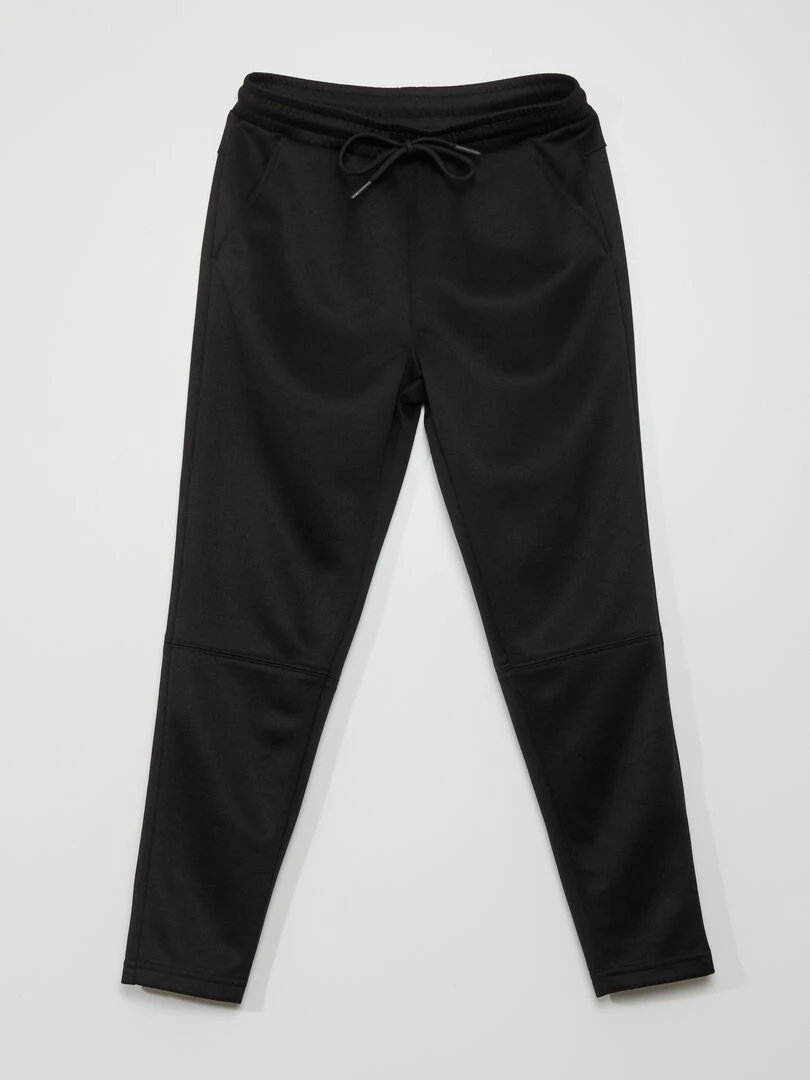 Ensemble jogging sweat zippé + pantalon   noir