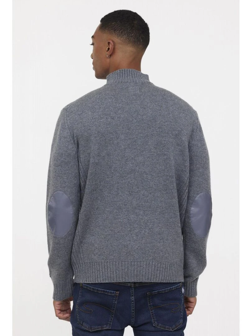 Lee Cooper   Pull manches longues polyester regular CHAR   Gris