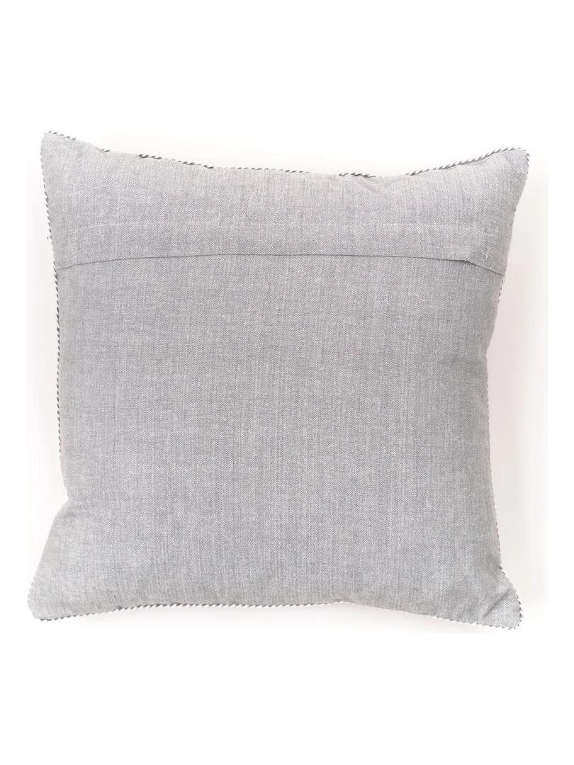 Coussin déhoussable avec broderie 'CHARME' 'TODAY'   Gris