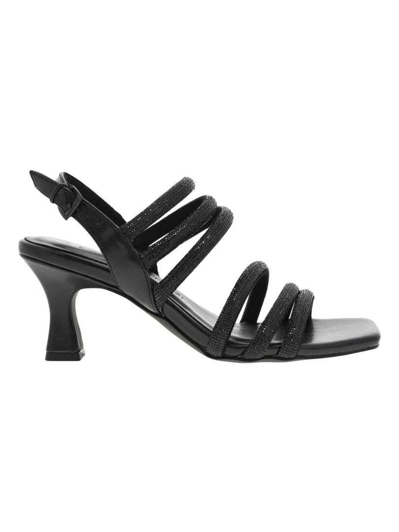 MARCO TOZZI Nu pieds talon entonnoir Noir