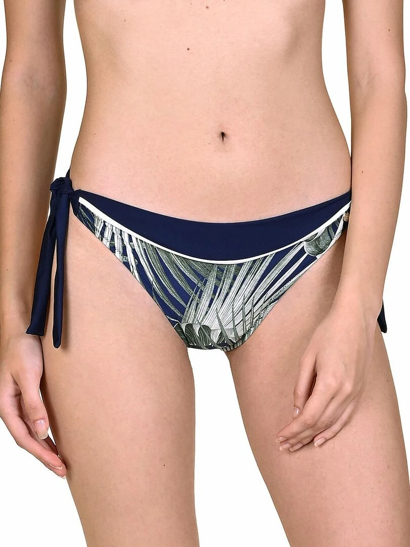 Bas maillot de bain à nouettes Buenos Aires Bleu