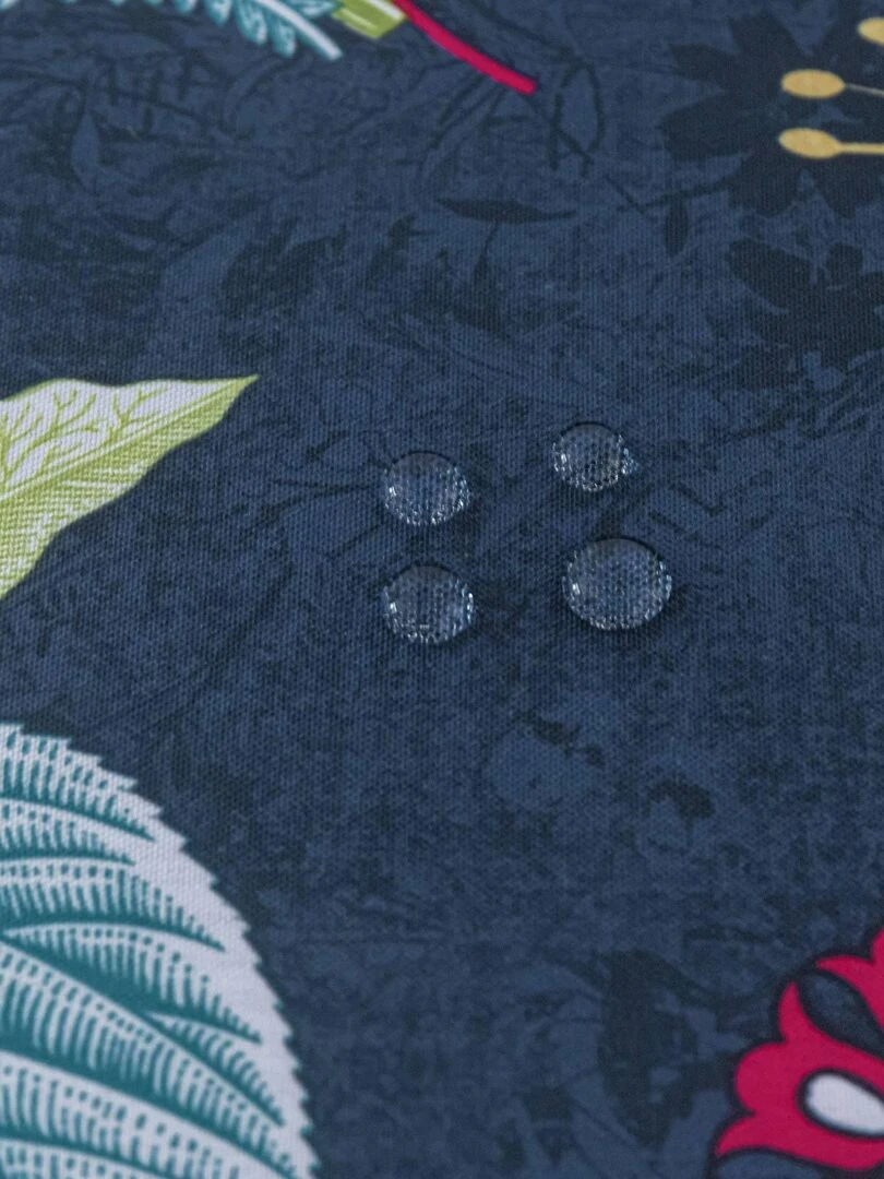 Nappe enduite à l'esprit bucolique   Bleu