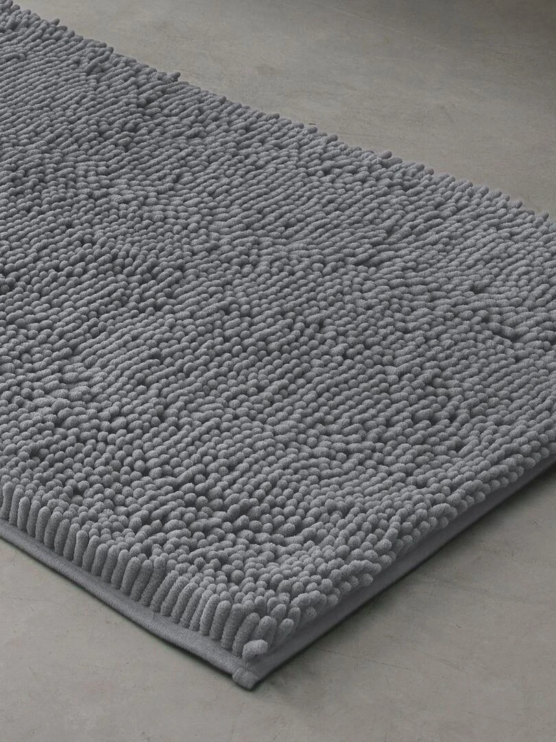 Tapis de bain mèche uni 'ESSENTIAL' 'TODAY'   Gris