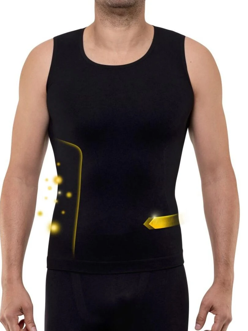 Débardeur amincissant jour/nuit LIPO ACTIF Noir