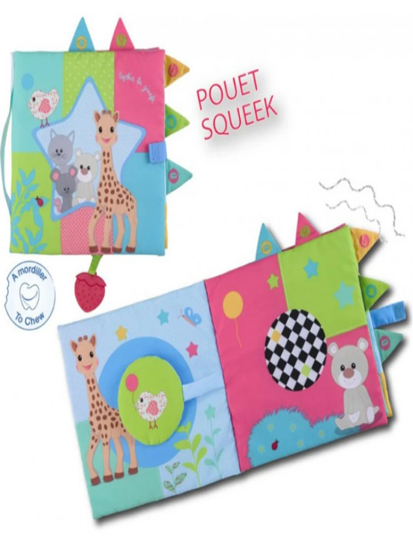 Livre bébé d'éveil Sophie la girafe Fresh Touch   N/A