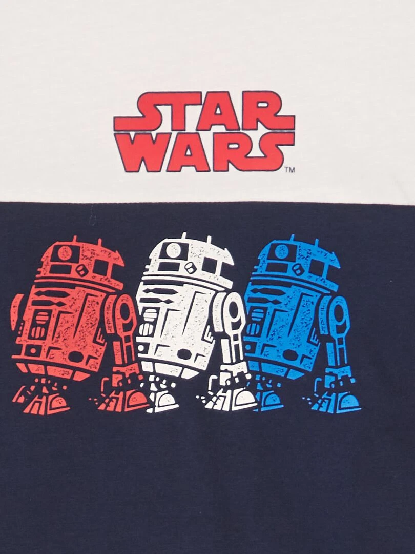 Ensemble tee shirt + short 'Star Wars' Bleu
