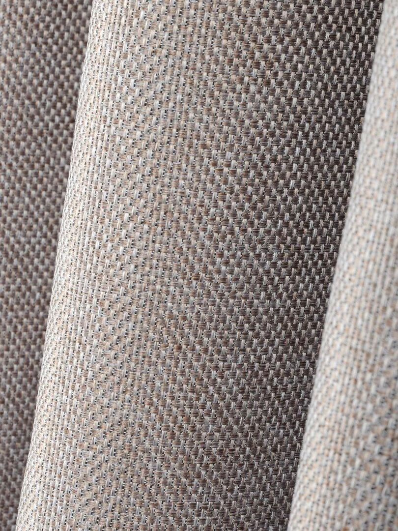 Rideau occultant uni tramé   Beige