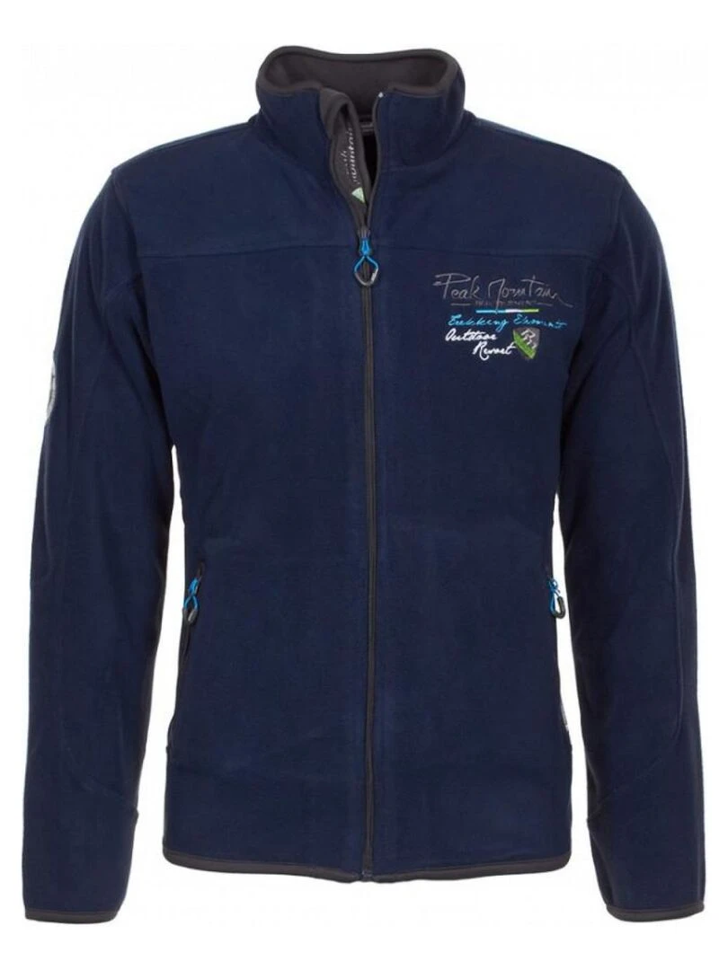 Blouson polaire homme CONAN PEAK MOUNTAIN Bleu marine