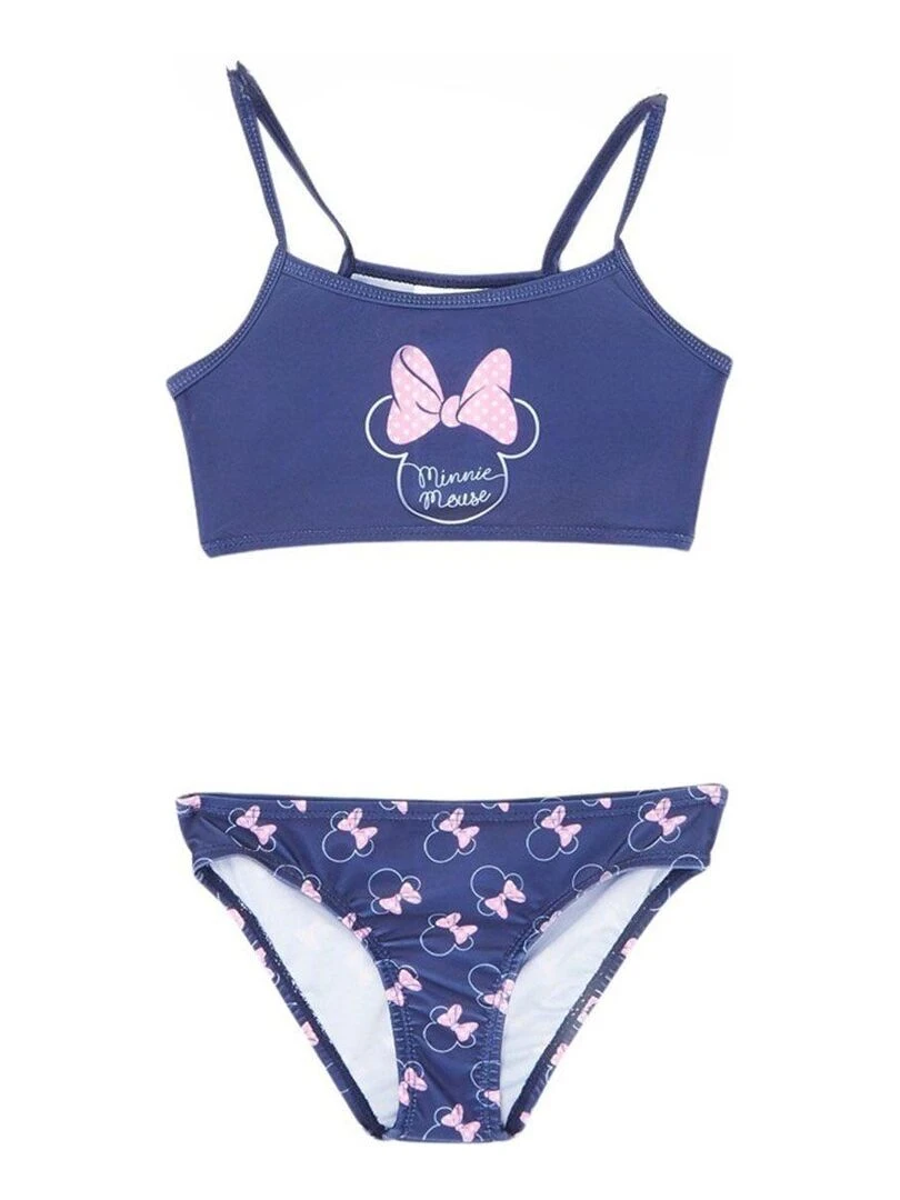 Disney Maillot De Bain fille imprimé Minnie Bleu marine