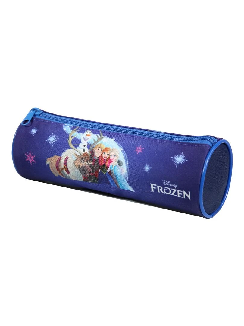 BAGTROTTER Trousse scolaire ronde La Reine des Neiges / Frozen Bleu Bleu