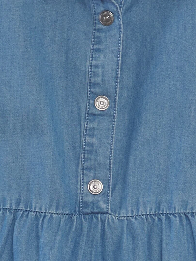 Robe effet denim Bleu