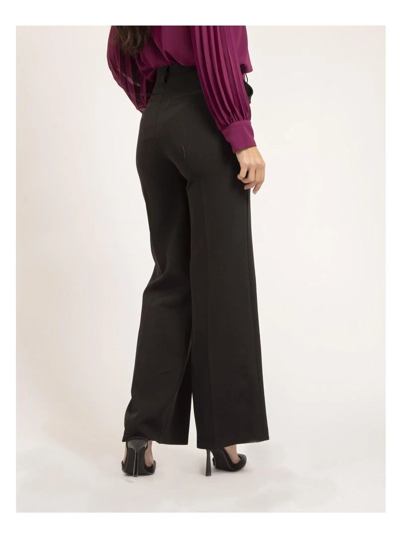 Pantalon coupe droite EMELINE   Noir