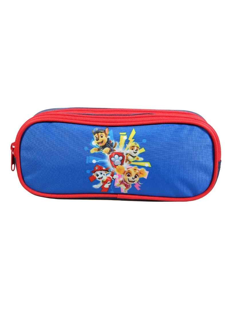 BAGTROTTER Trousse scolaire 2 compartiments Pat'Patrouille Bleue Bleu