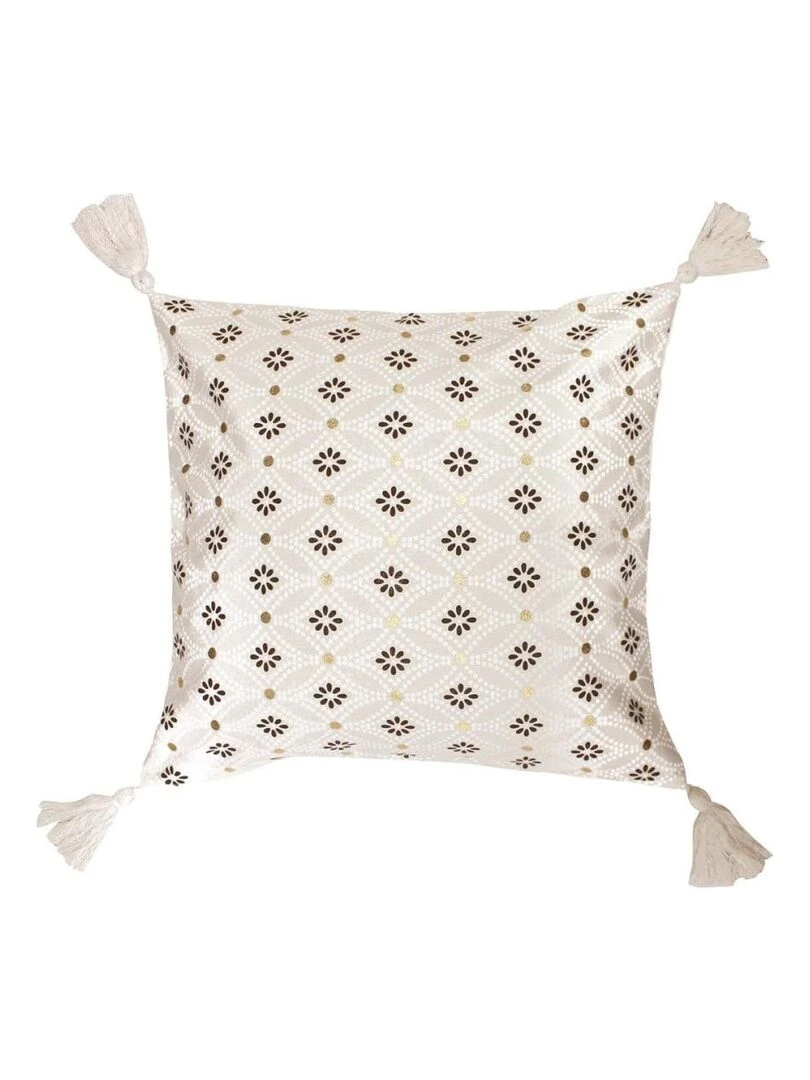 Housse de coussin 40x40 cm Geomini or coton Doré/or