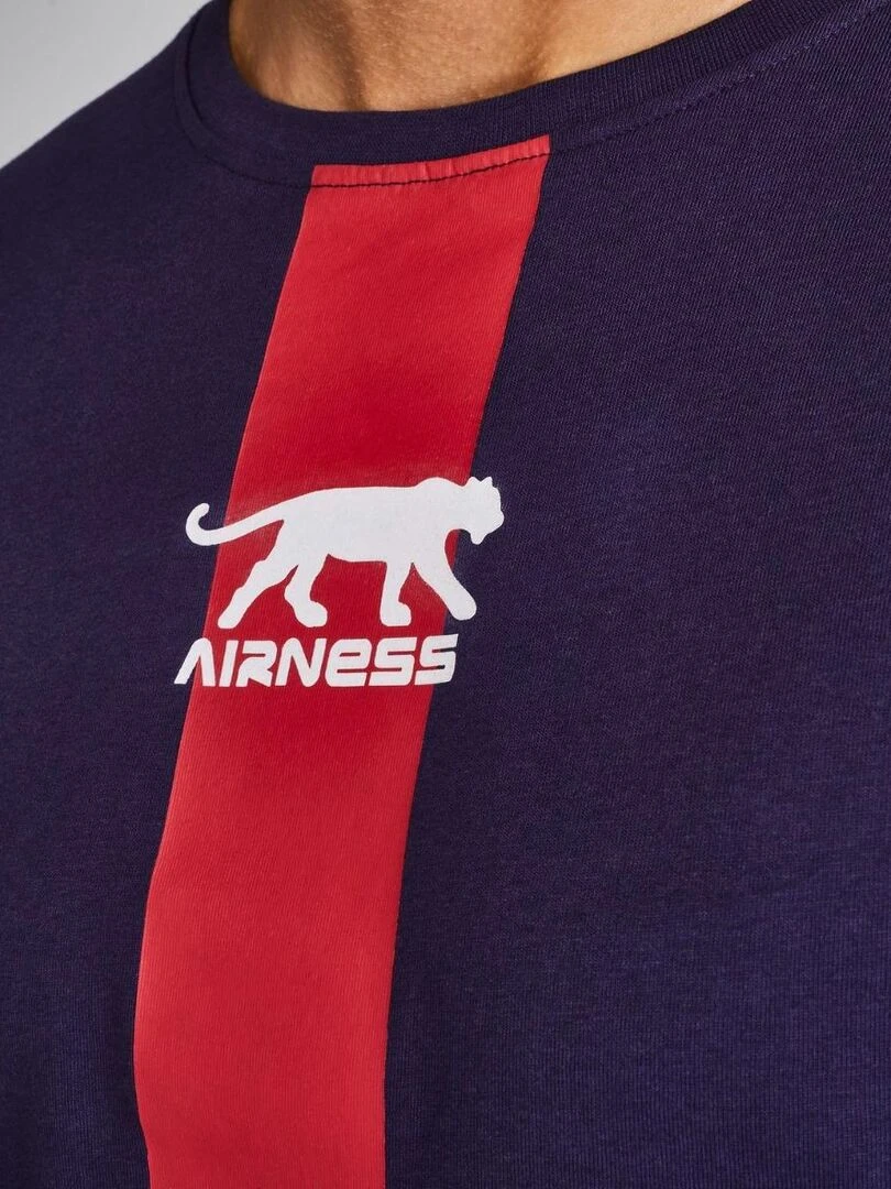 TEE SHIRT PRINCE Airness   Bleu marine