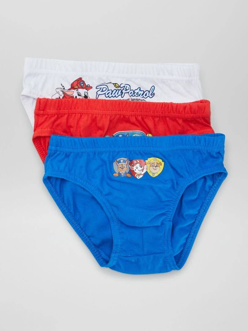 Lot de 3 slips 'Pat Patrouille' Bleu