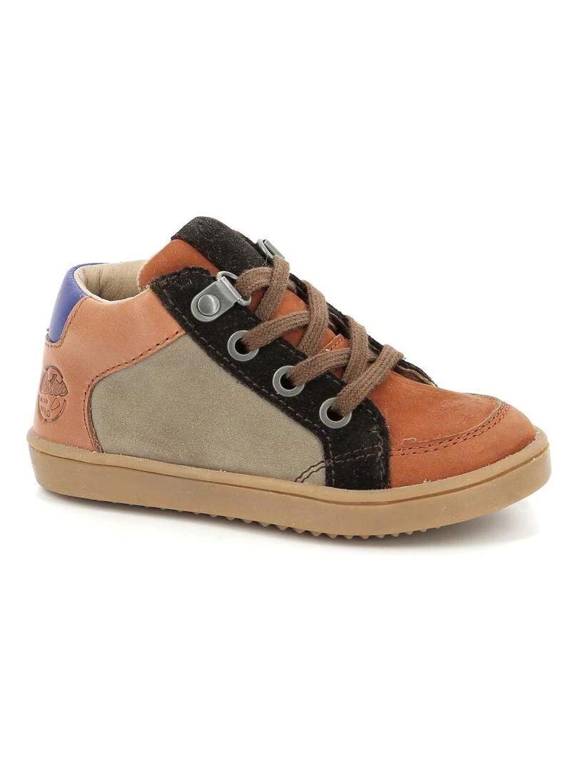 Sneakers hautes Cuir Woucity Marron