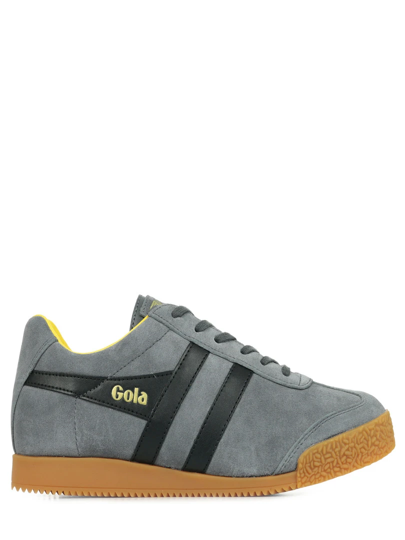 Baskets Harrier Suede Gris Noir