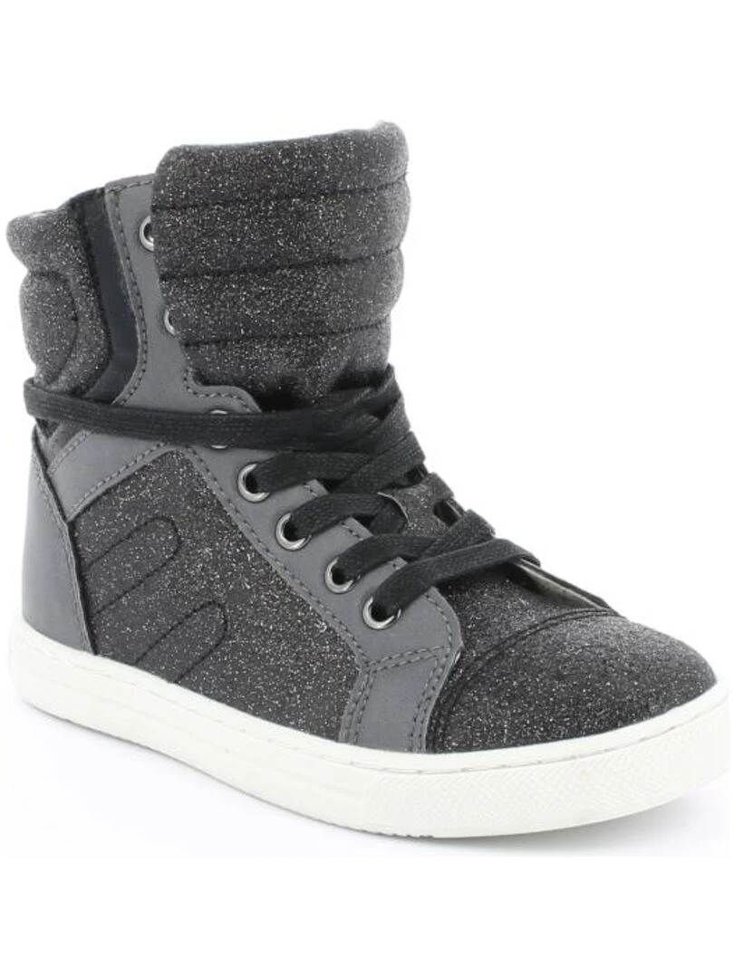 Sneakers hautes Polyurethane Gwendy Noir