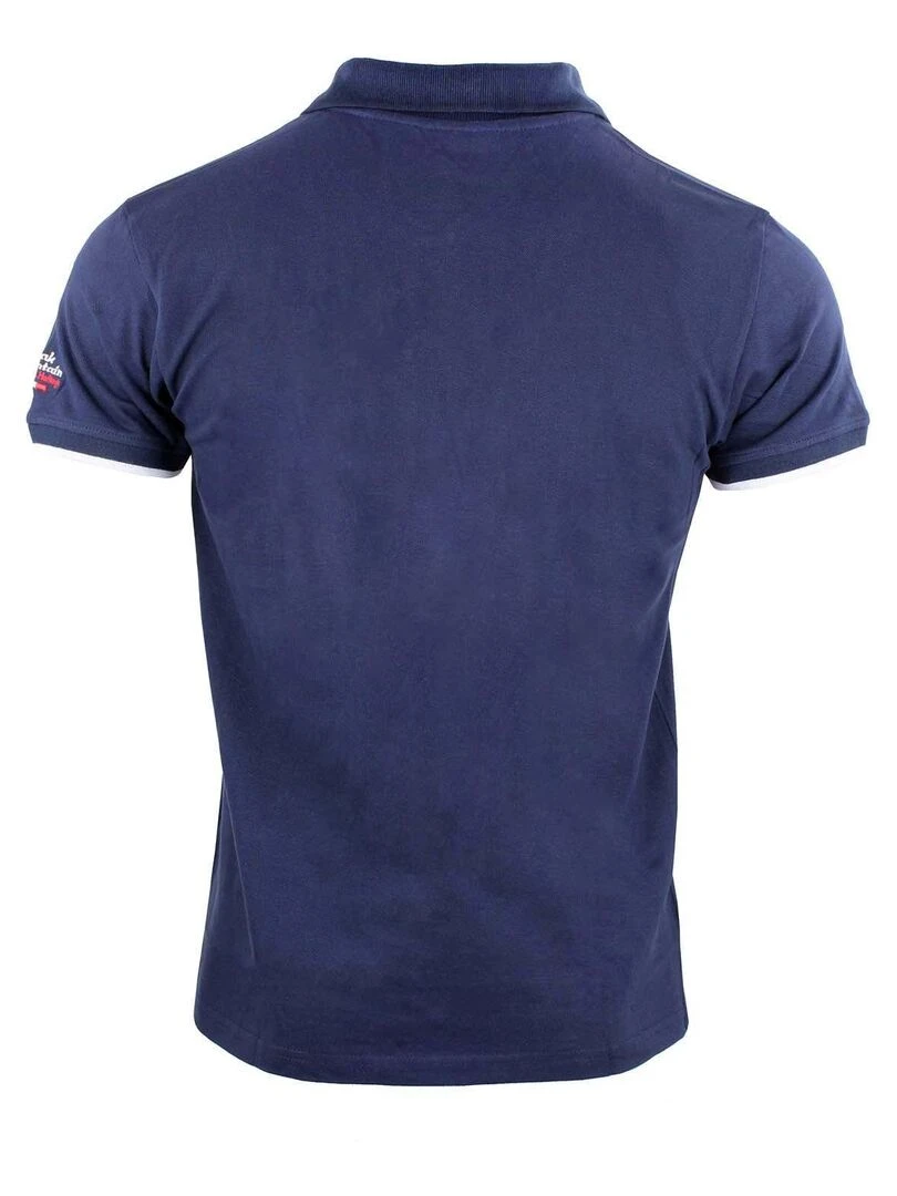 Polo manches courtes homme CRISTAL PEAK MOUNTAIN Bleu marine