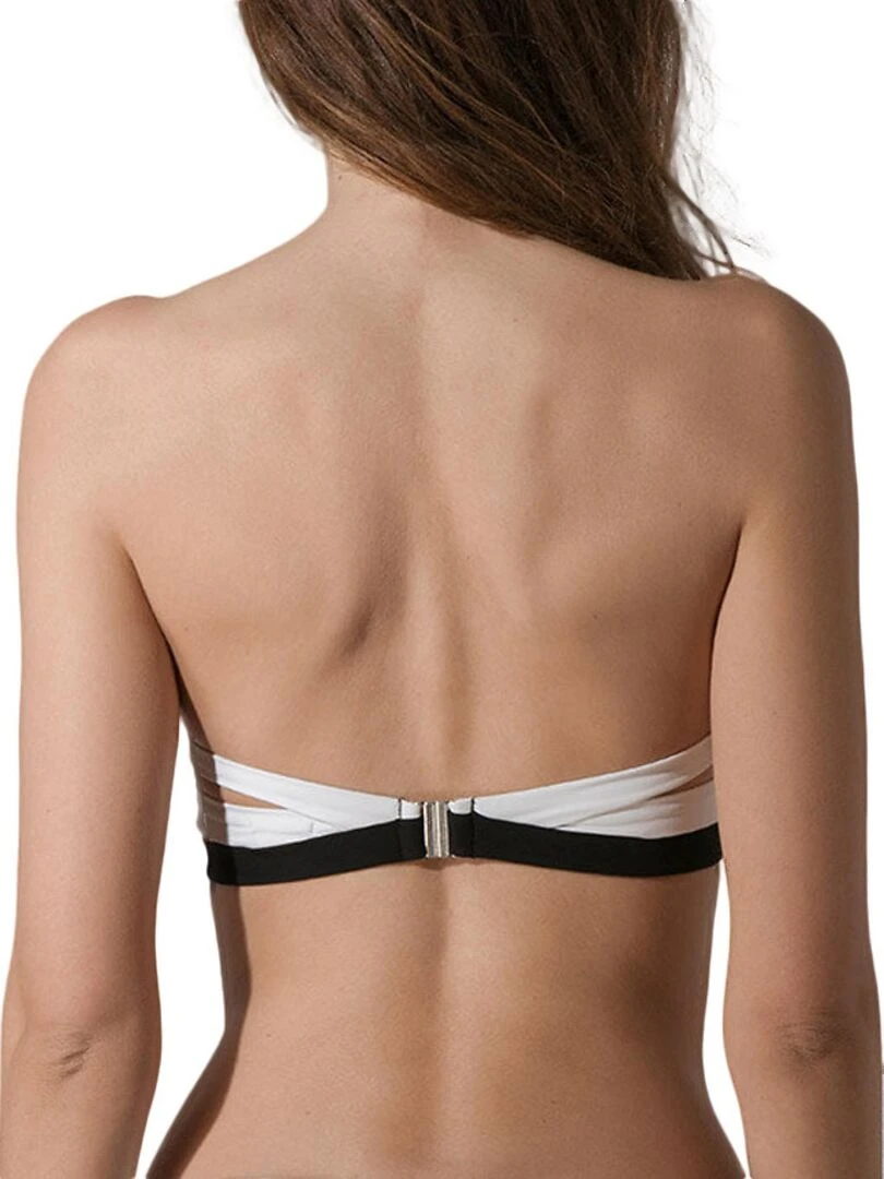 Haut maillot de bain bandeau préformé Elixir Noir