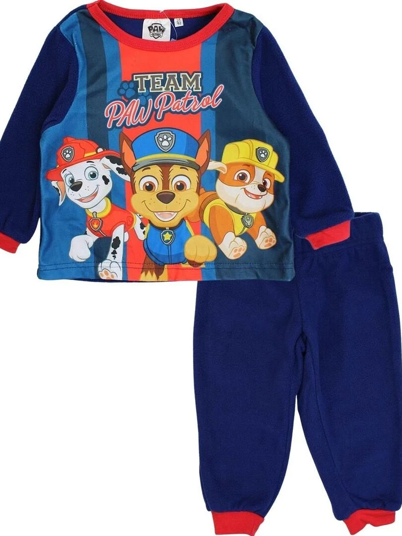 La Pat' Patrouille Pyjama garçon imprimé La Pat' Patrouille Bleu marine
