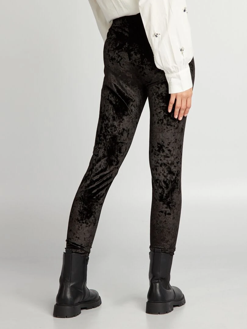 Legging en velours   noir