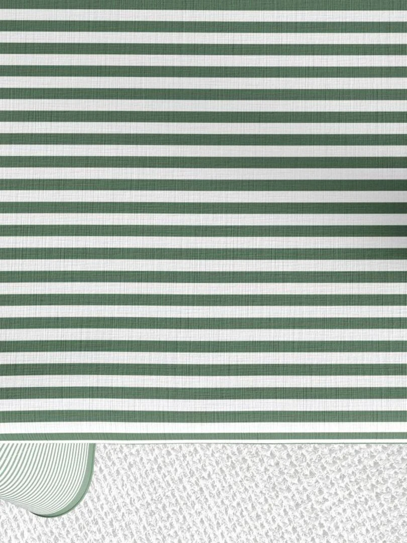 Nappe rectangulaire anti tache en Coton   Milleraie   Vert