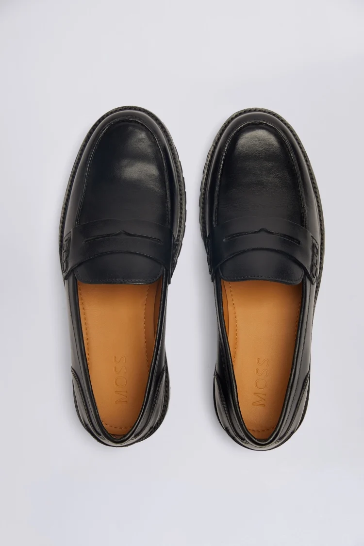 Camden Black Chunky Loafers Buy Online at Moss