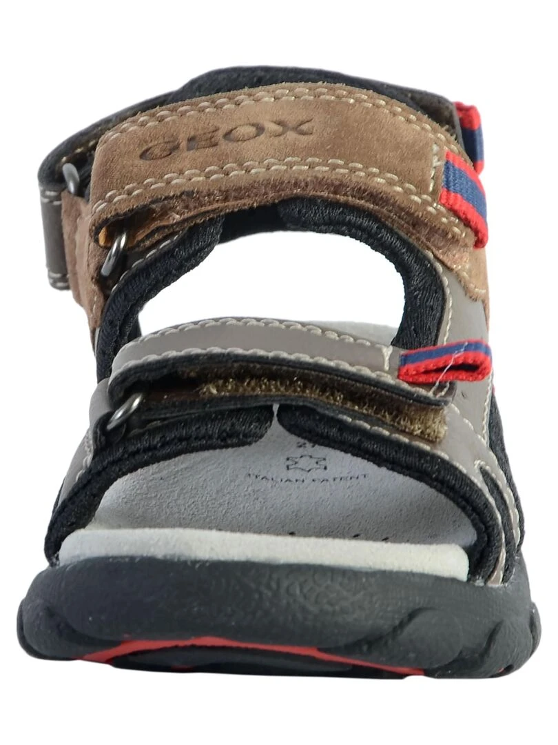 Sandales Cuir Enfant Geox Strada   Marron