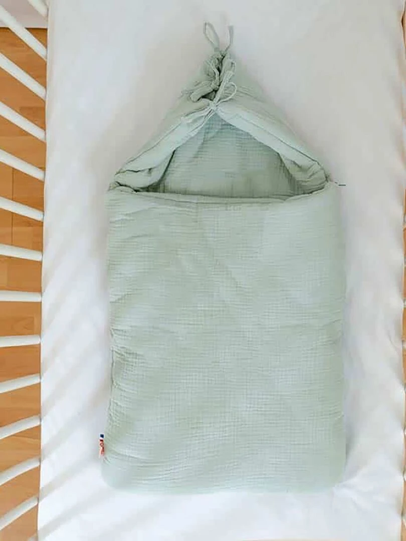 Nid d'Ange en Coton Bio Vert   Vert