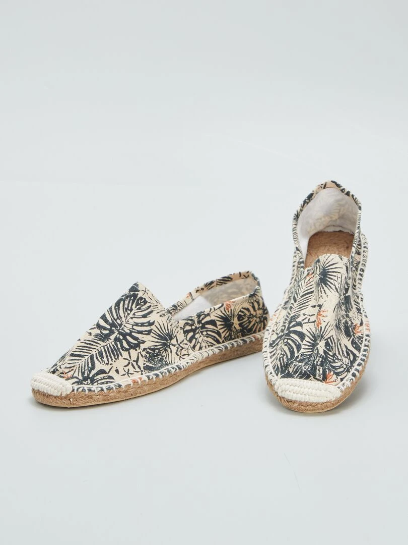 Espadrilles en corde   Beige/noir