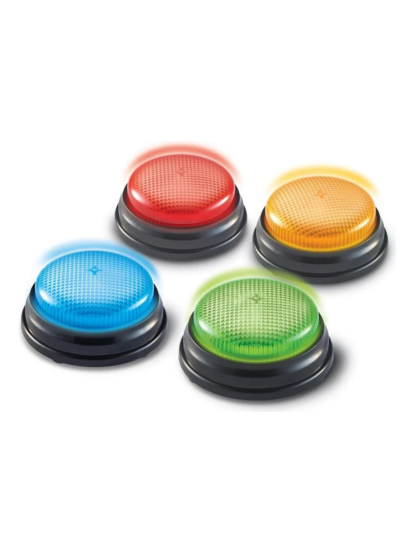 Jeu de 4 Buzzers sons et lumière N/A