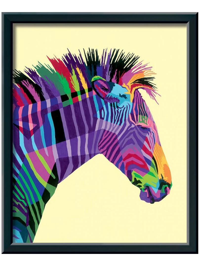 Creart Grand Zebre Peinture Au Numero   N/A