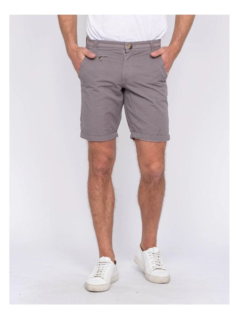 Bermuda chino slim BUTLER Gris