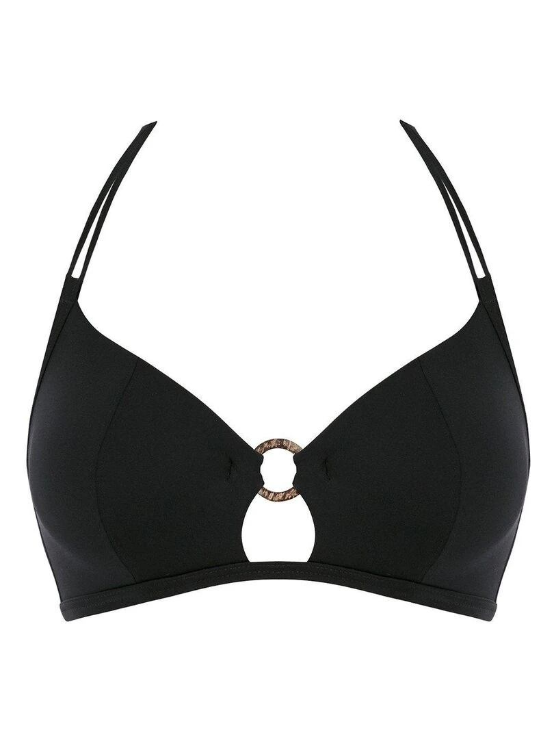 Haut de maillot de bain triangle sans armatures Coco wave   Noir