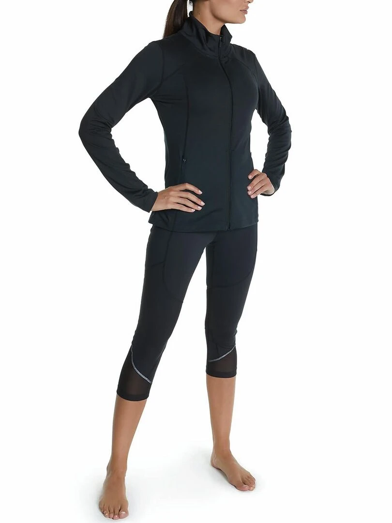 Legging de sport 7 8 Tech ST2 noir   Noir