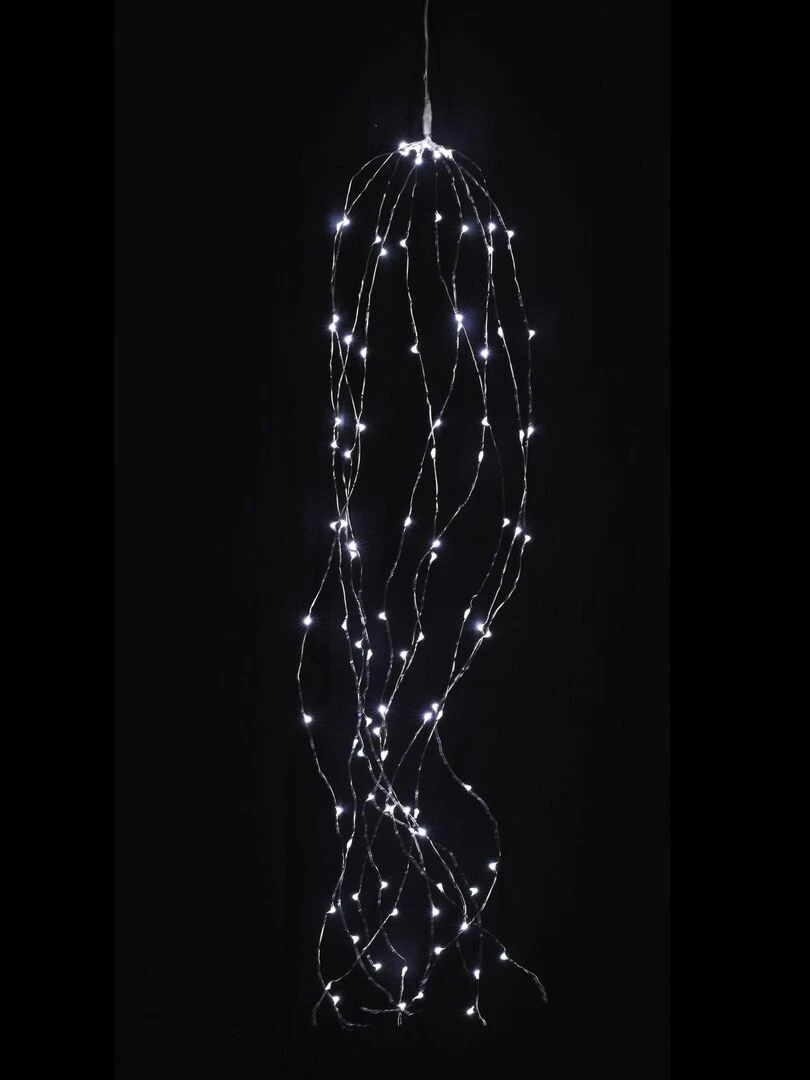 Guirlande spirale 10 blanches Led Blanc