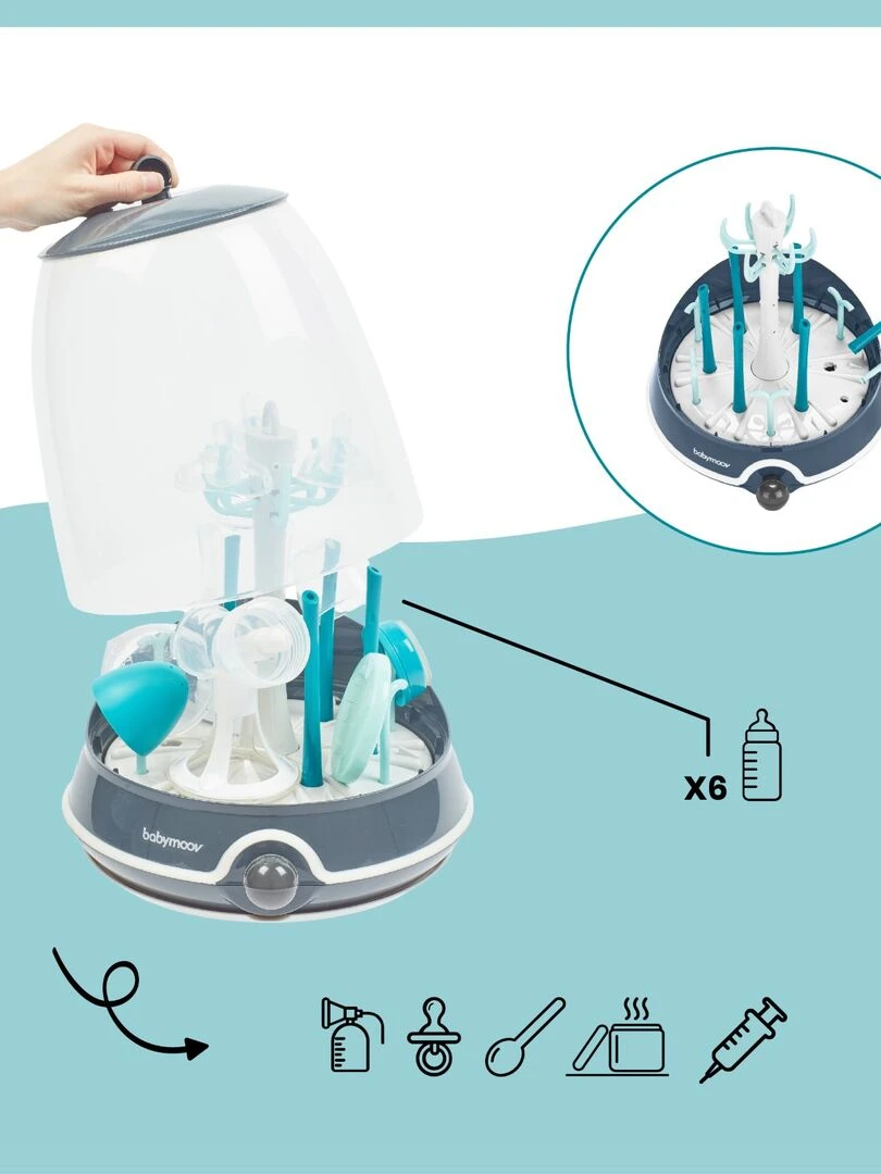 Stérilisateur Vapeur turbo Steam(+) Babymoov   Bleu