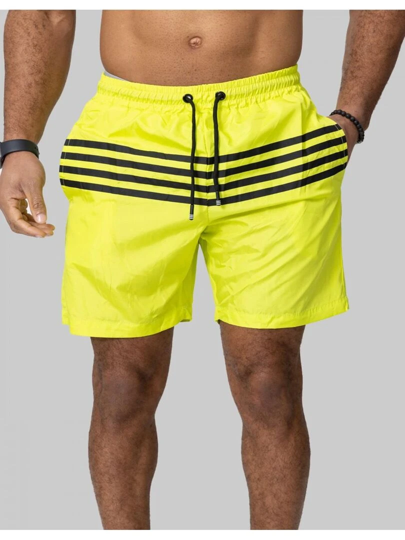 Short de bain Kebello Jaune