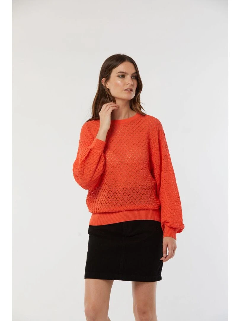 Lee Cooper Pull manches longues coton regular CALIO Orange