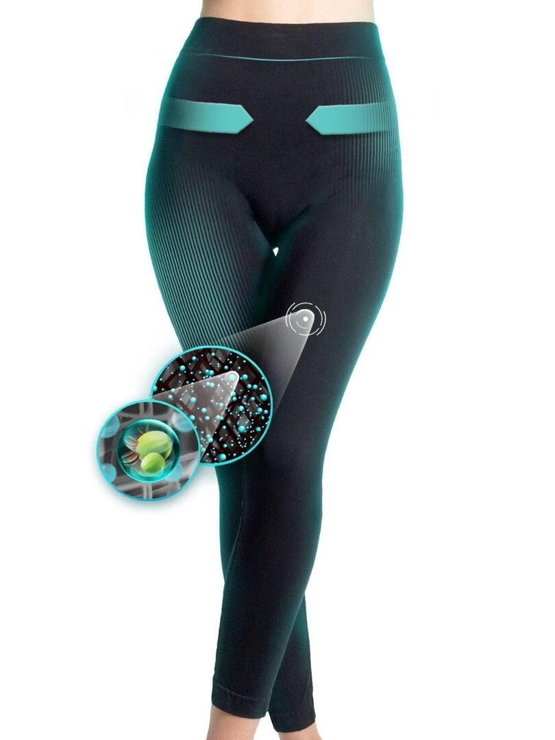 Legging confort avec actifs minceur Noir