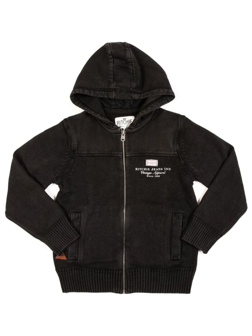 GILET LAMARTINO BOY Gris foncé