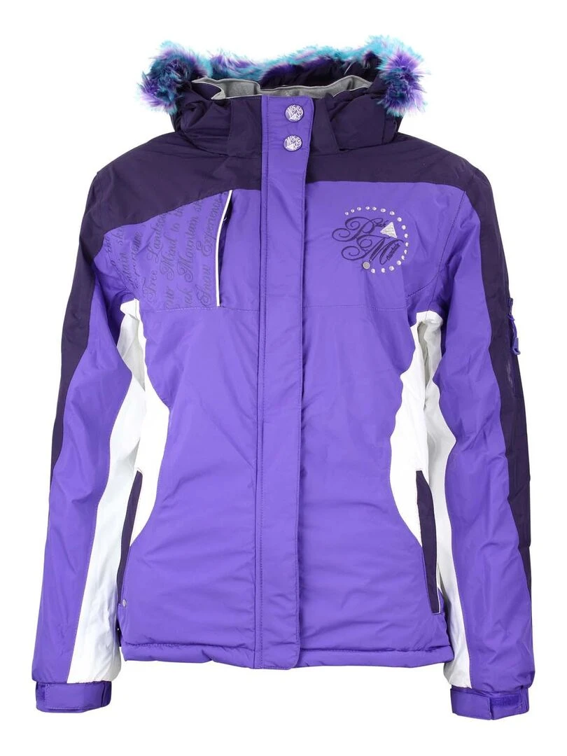 Blouson de ski fille GALAZA PEAK MOUNTAIN Violet