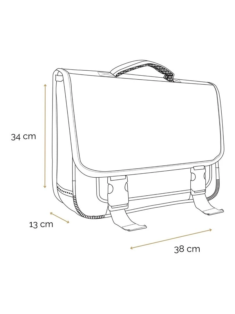 BAGTROTTER Cartable 38 cm Transformers Noir   Noir