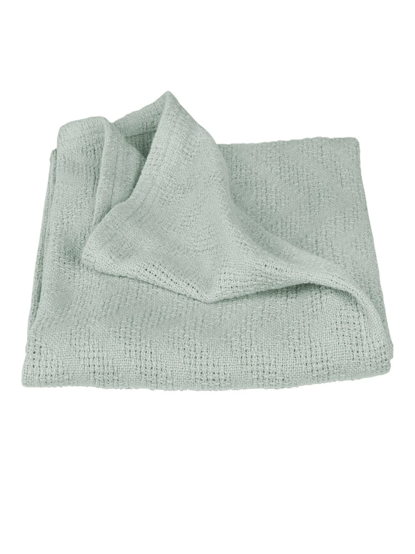 ROBA Couverture Bébé Bio "Lil Planet" Tricoté 80 c 80 cm Vert Givré Vert