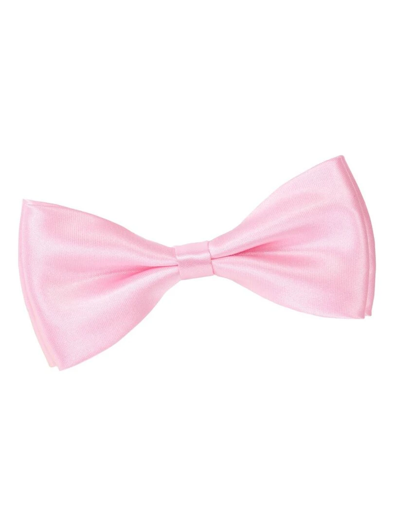 Noeud Papillon Satin Fabriqué en Europe Rose