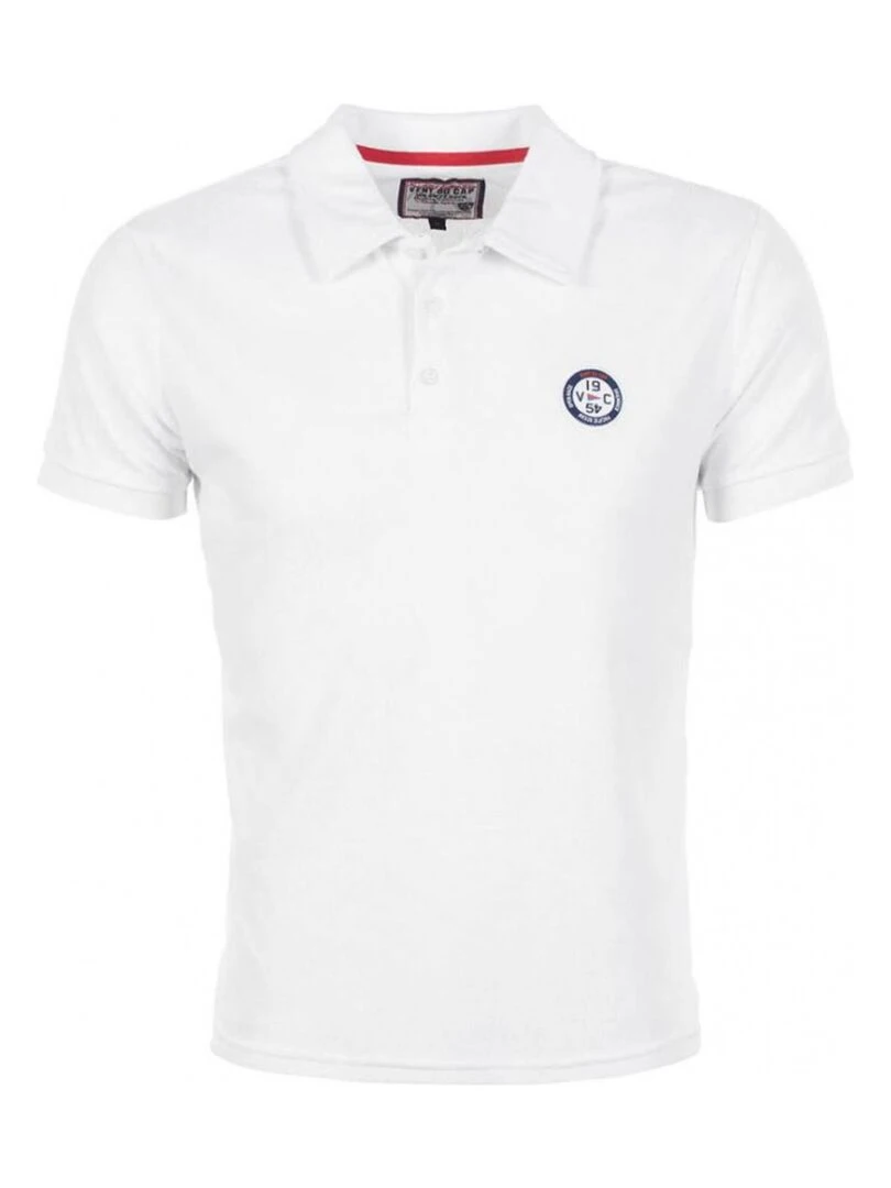 Polo manches courtes homme CONGI VENT DU CAP Blanc