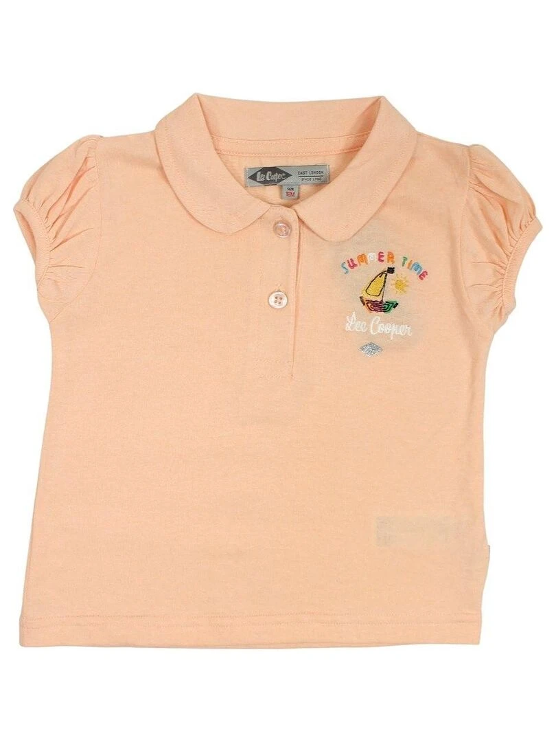 Lee Cooper   Combishort bébé garçon imprimé Lee Cooper en coton   Jaune