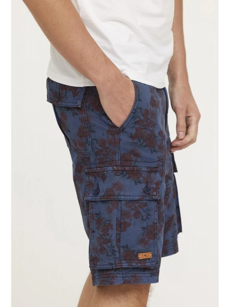 Lee Cooper   Short coton cargo NOCK   Bleu marine